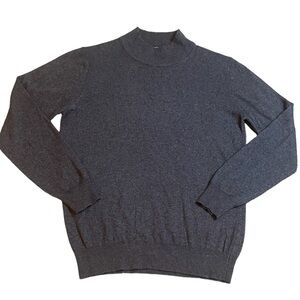 CASHMERE COLLECTION Made in Italy Wool Silk Viscose Blend  Gray Small Medium VTG